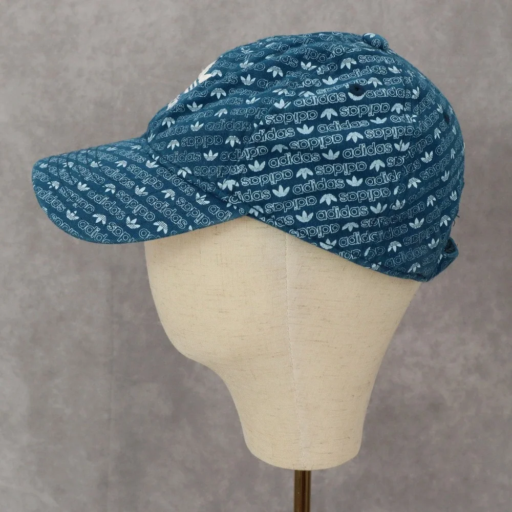 Adidas Blue Logo Golf Cloth Strap Athletic Performance Buckle Baseball‎ Cap Hat